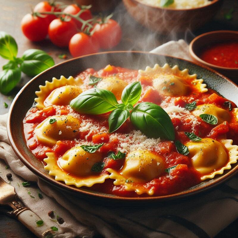 Yummy ravioli!