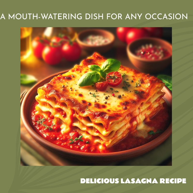 Delicious lasagna Mmm mmm.